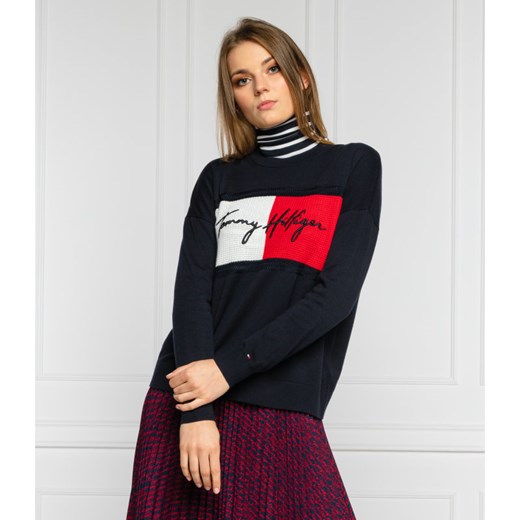 Tommy Hilfiger Sweter | Loose fit Tommy Hilfiger XS wyprzedaż Gomez Fashion Store