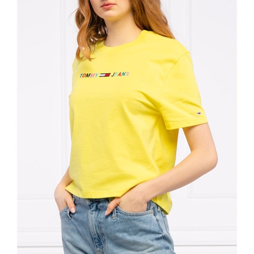 Tommy Jeans T-shirt | Cropped Fit Tommy Jeans XS Gomez Fashion Store wyprzedaż