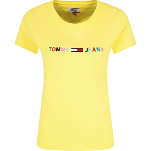 Tommy Jeans T-shirt | Cropped Fit Tommy Jeans S okazja Gomez Fashion Store