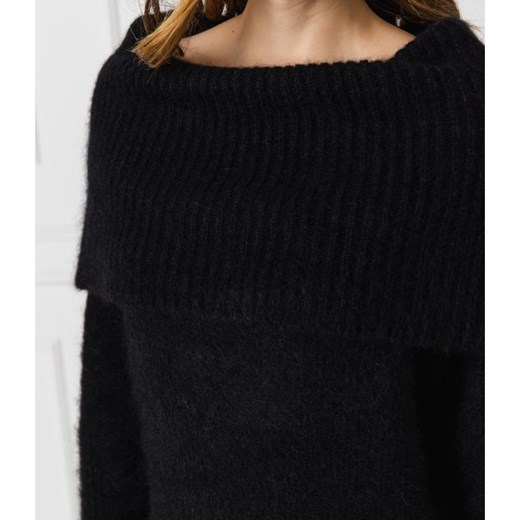Emporio Armani Moherowy sweter | Regular Fit Emporio Armani 38 okazja Gomez Fashion Store