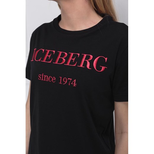 Iceberg T-shirt | Regular Fit Iceberg 38 okazyjna cena Gomez Fashion Store