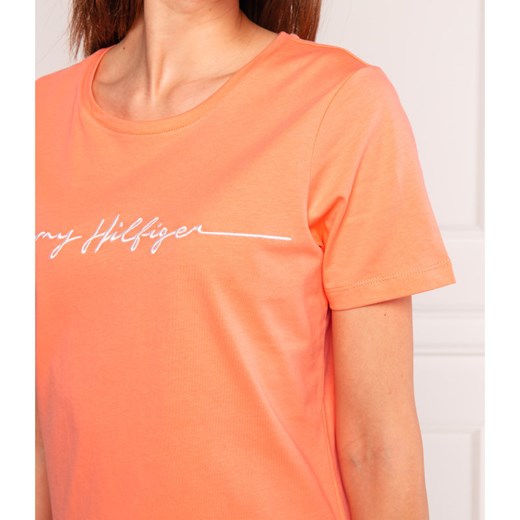Tommy Hilfiger T-shirt ANNIE | Regular Fit Tommy Hilfiger XS wyprzedaż Gomez Fashion Store