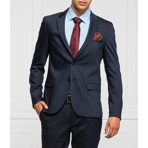 HUGO Wełniana marynarka Anfred204 | Extra slim fit 52 okazja Gomez Fashion Store