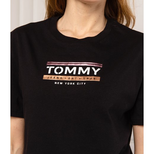Tommy Jeans T-shirt | Cropped Fit Tommy Jeans S okazyjna cena Gomez Fashion Store