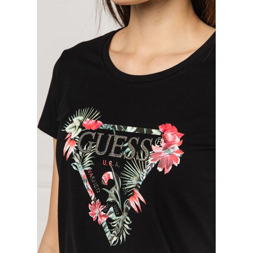 GUESS JEANS T-shirt LORY | Slim Fit XS promocja Gomez Fashion Store