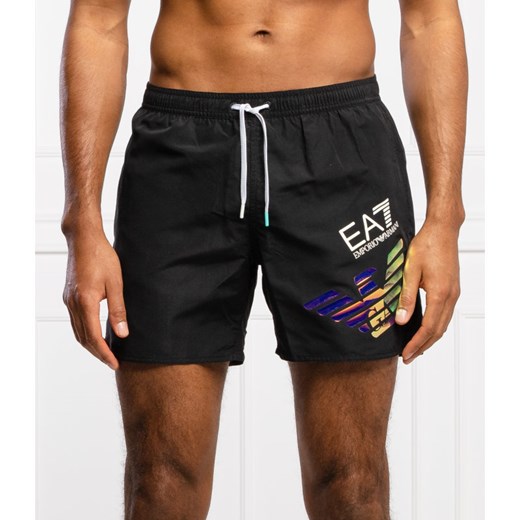 EA7 Szorty kąpielowe | Regular Fit 52 wyprzedaż Gomez Fashion Store