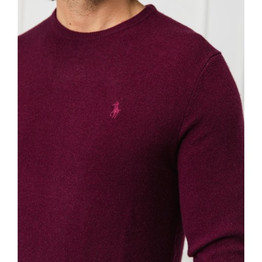 POLO RALPH LAUREN Wełniany sweter | Regular Fit Polo Ralph Lauren XL promocyjna cena Gomez Fashion Store