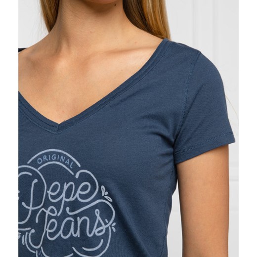 Pepe Jeans London T-shirt DINNA | Regular Fit M wyprzedaż Gomez Fashion Store