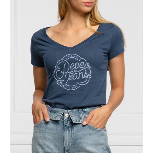 Pepe Jeans London T-shirt DINNA | Regular Fit L promocja Gomez Fashion Store