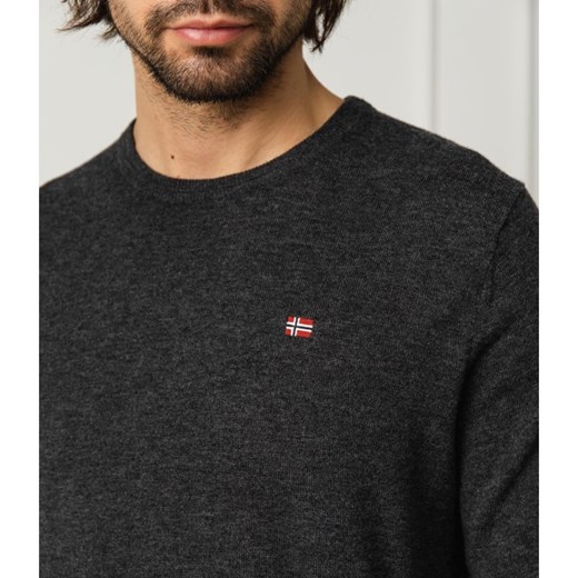 Napapijri Wełniany sweter DAMAVAND | Regular Fit Napapijri XL okazyjna cena Gomez Fashion Store