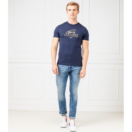 Tommy Jeans T-shirt SCRIPT | Regular Fit Tommy Jeans L okazja Gomez Fashion Store