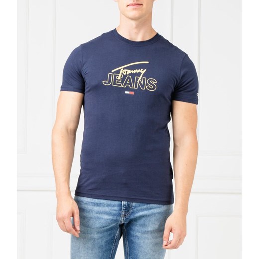 Tommy Jeans T-shirt SCRIPT | Regular Fit Tommy Jeans L okazja Gomez Fashion Store