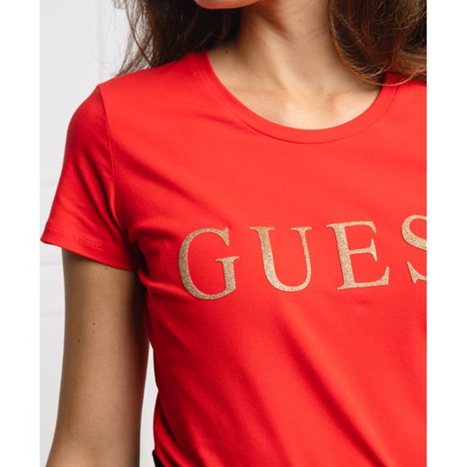 GUESS JEANS T-shirt ANGELIKA | Slim Fit M okazyjna cena Gomez Fashion Store