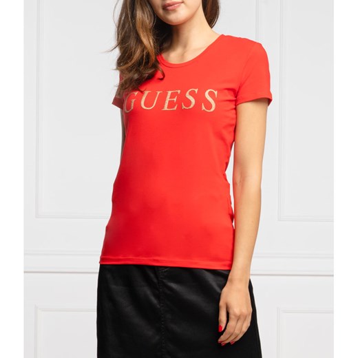 GUESS JEANS T-shirt ANGELIKA | Slim Fit S promocja Gomez Fashion Store