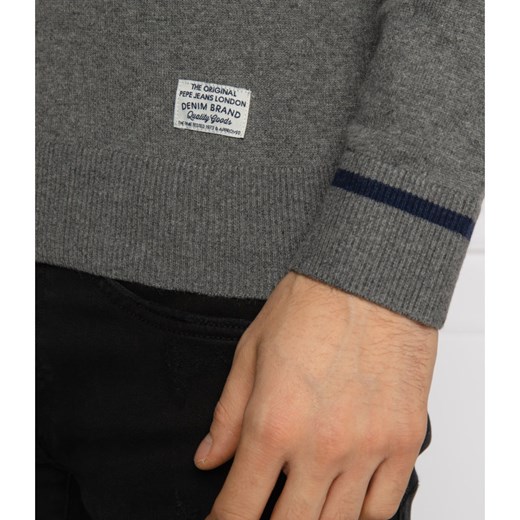 Pepe Jeans London Sweter PABLO | Regular Fit | z dodatkiem wełny i kaszmiru L okazja Gomez Fashion Store