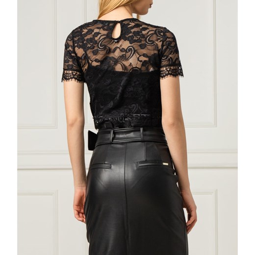 GUESS JEANS Koronkowa bluzka PAULA | Regular Fit XS promocja Gomez Fashion Store