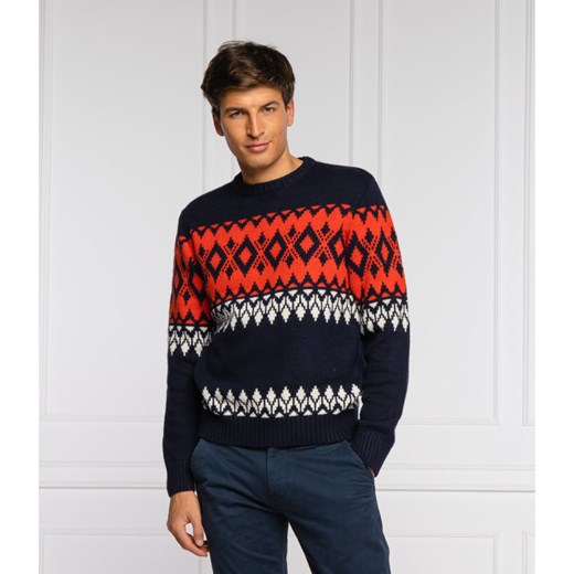Pepe Jeans London Sweter JHON | Regular Fit | z dodatkiem wełny L Gomez Fashion Store promocja