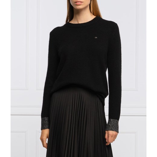 Calvin Klein Wełniany sweter | Regular Fit Calvin Klein M promocja Gomez Fashion Store