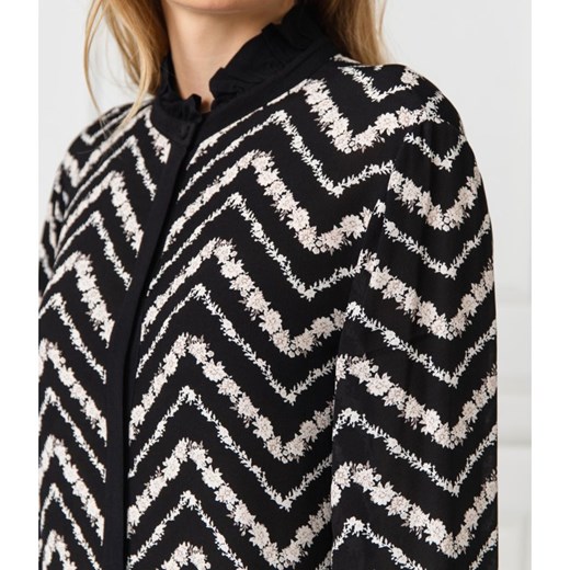 Twin-Set Bluzka STAMPA CHEVRON | Regular Fit 38 Gomez Fashion Store wyprzedaż