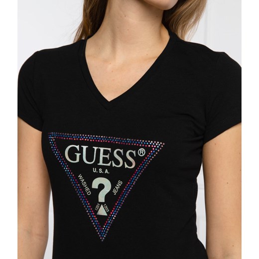 GUESS JEANS T-shirt FREDA | Slim Fit S okazja Gomez Fashion Store