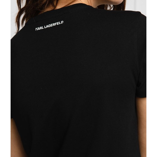 Karl Lagerfeld T-shirt | Regular Fit Karl Lagerfeld XS okazja Gomez Fashion Store