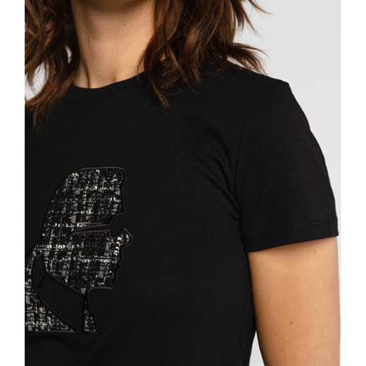 Karl Lagerfeld T-shirt | Regular Fit Karl Lagerfeld XS promocja Gomez Fashion Store