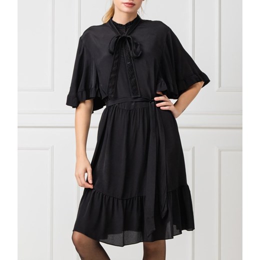 Twin-Set Sukienka + halka | z dodatkiem jedwabiu 34 promocja Gomez Fashion Store