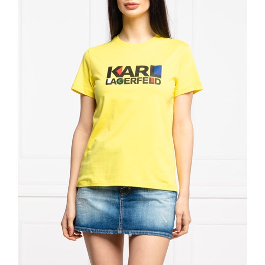 Karl Lagerfeld T-shirt Bauhaus | Regular Fit Karl Lagerfeld S okazja Gomez Fashion Store