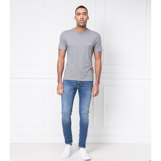 Calvin Klein T-shirt CHEST LOGO | Regular Fit Calvin Klein L wyprzedaż Gomez Fashion Store