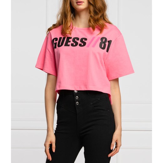 GUESS JEANS T-shirt CLARISSA | Cropped Fit XS okazja Gomez Fashion Store