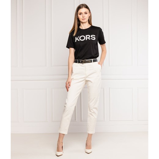 Michael Kors T-shirt Cheetah | Regular Fit Michael Kors M promocyjna cena Gomez Fashion Store