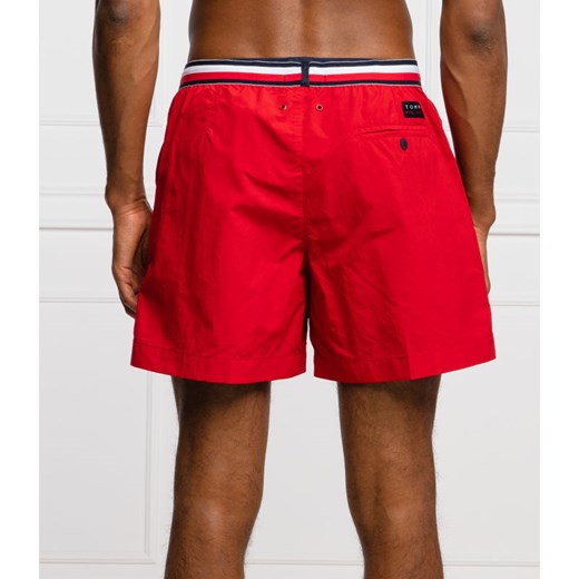 Tommy Hilfiger Szorty kąpielowe BAND | Regular Fit | mid waist Tommy Hilfiger S Gomez Fashion Store okazja