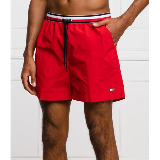 Tommy Hilfiger Szorty kąpielowe BAND | Regular Fit | mid waist Tommy Hilfiger XL Gomez Fashion Store okazja