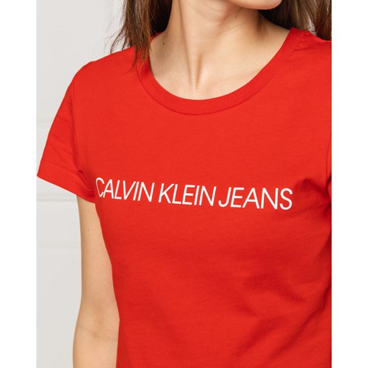 CALVIN KLEIN JEANS T-shirt Institutional | Slim Fit S Gomez Fashion Store okazyjna cena