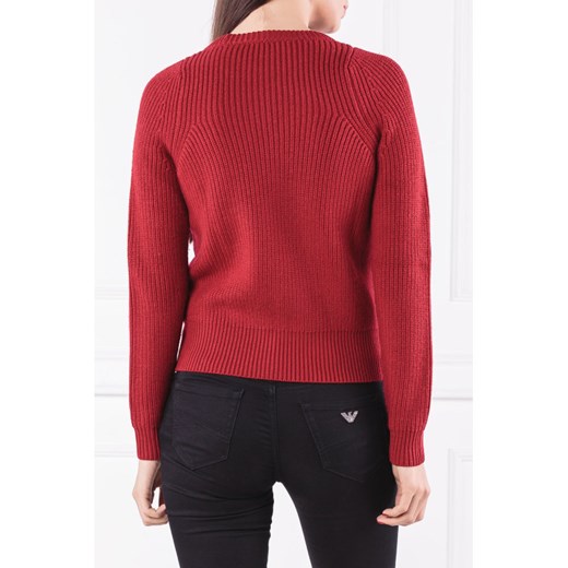 Sweter damski Emporio Armani czerwony 