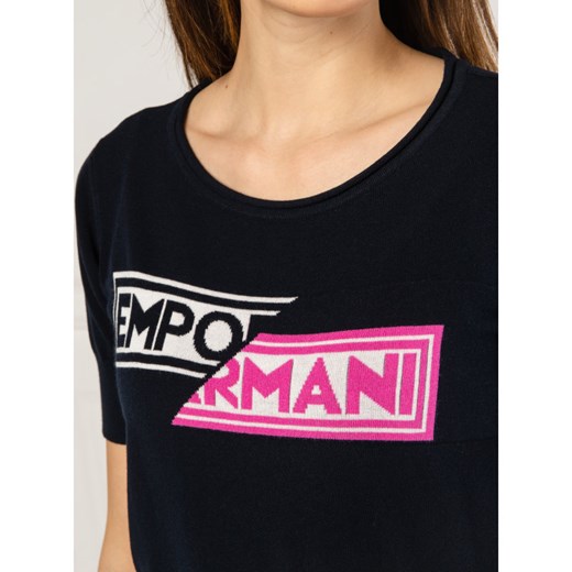 Emporio Armani Bluzka | Regular Fit Emporio Armani 36 wyprzedaż Gomez Fashion Store