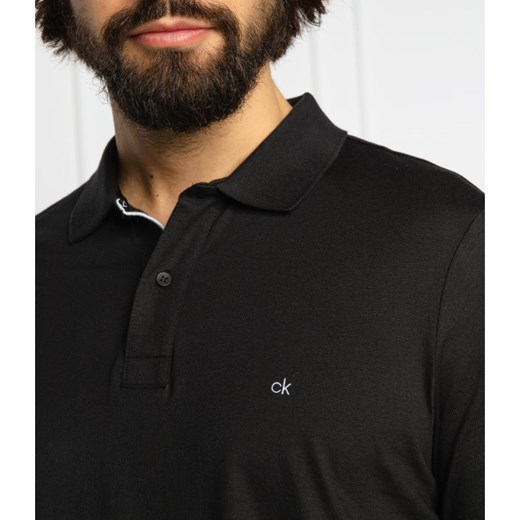 T-shirt męski Calvin Klein wiosenny bawełniany z długimi rękawami 