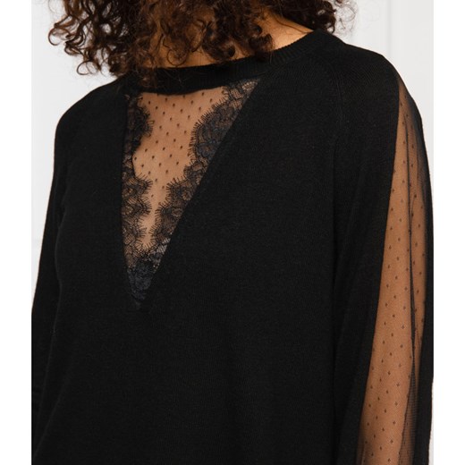 Twin-Set Sweter | Regular Fit | z dodatkiem wełny XS promocja Gomez Fashion Store