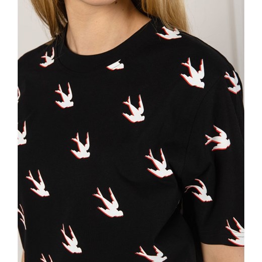 McQ Alexander McQueen T-shirt SWALLOW | Loose fit XS wyprzedaż Gomez Fashion Store