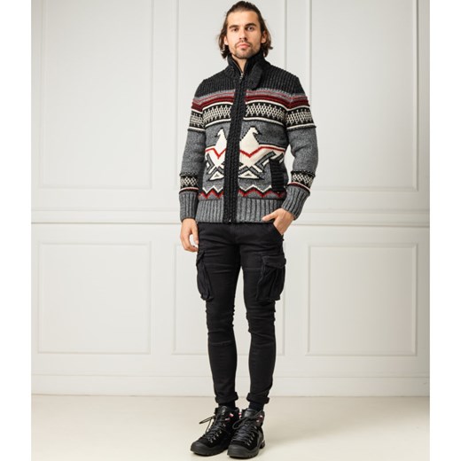 Superdry Sweter Icon Brynner | Regular Fit | z dodatkiem wełny Superdry L Gomez Fashion Store promocja