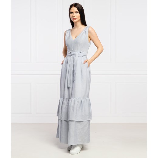 HUGO Lniana sukienka Kisena-1 36 wyprzedaż Gomez Fashion Store
