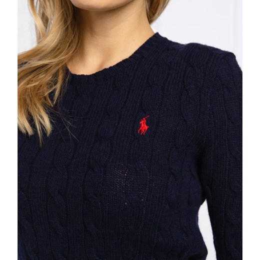 Sweter damski Polo Ralph Lauren z okrągłym dekoltem casual 