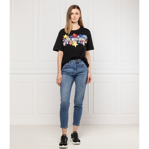 Love Moschino T-shirt | Loose fit Love Moschino 34 Gomez Fashion Store promocyjna cena