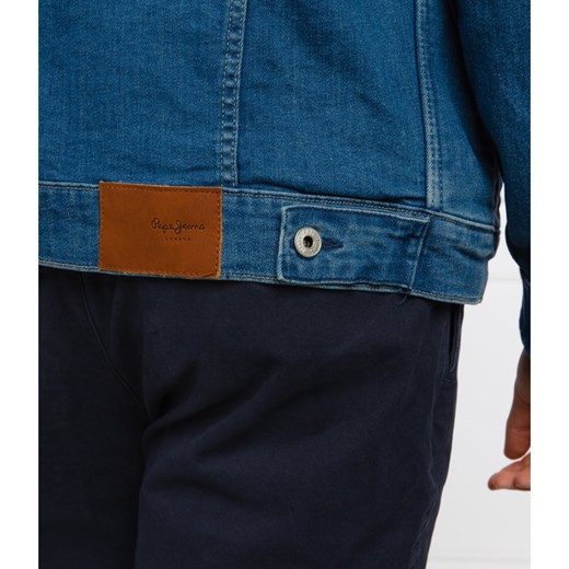Pepe Jeans London Kurtka jeansowa PINNER | Regular Fit S okazyjna cena Gomez Fashion Store
