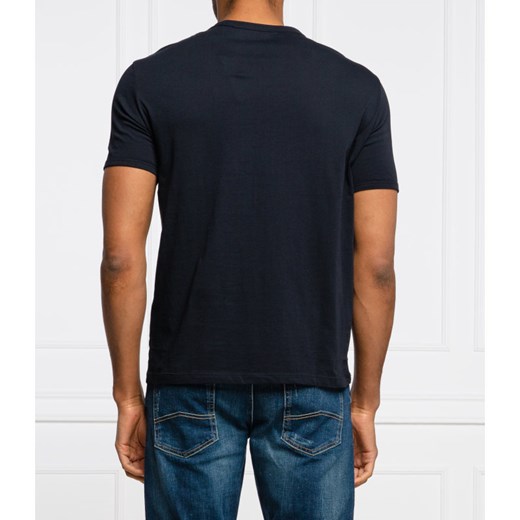 Czarny t-shirt męski Armani Exchange z krótkim rękawem 