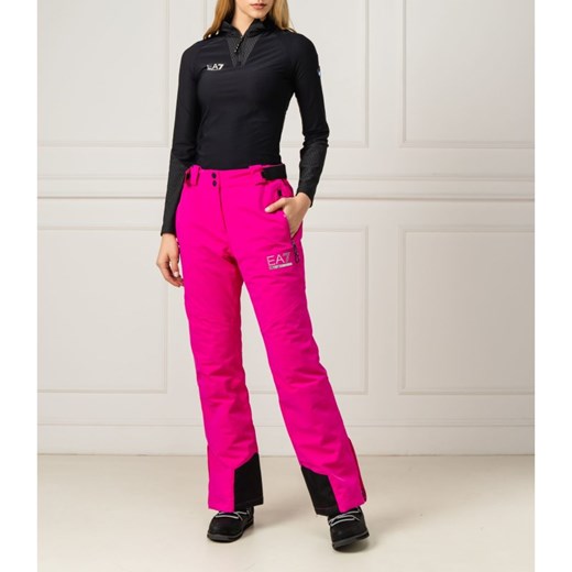 EA7 Spodnie narciarskie | Regular Fit S promocja Gomez Fashion Store