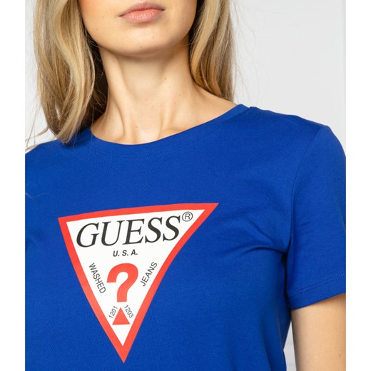 GUESS JEANS T-shirt ORIGINAL | Regular Fit M promocja Gomez Fashion Store
