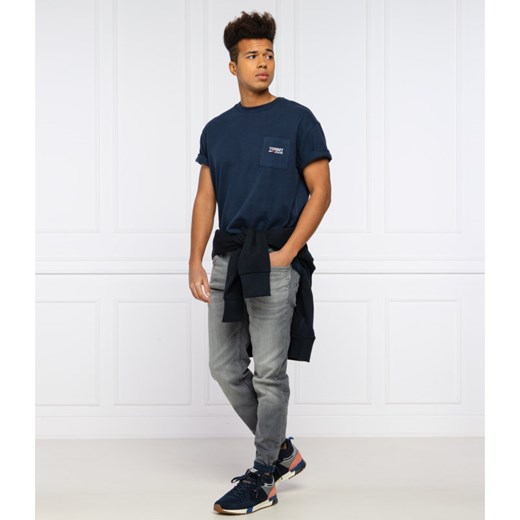 Tommy Jeans T-shirt TJM LOGO POCKET | Relaxed fit Tommy Jeans XL okazja Gomez Fashion Store