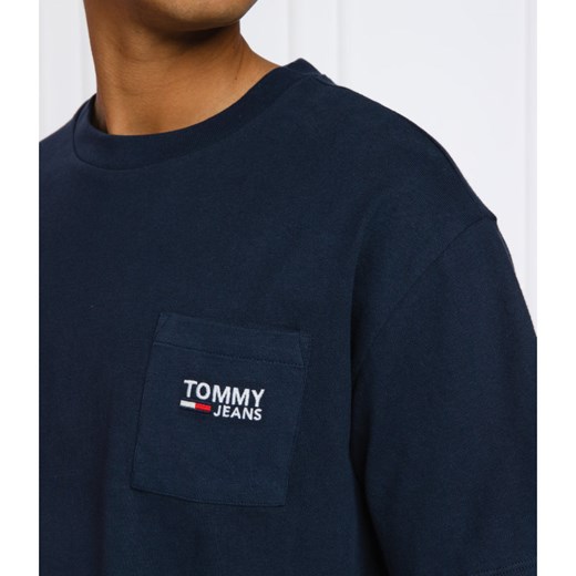 Tommy Jeans T-shirt TJM LOGO POCKET | Relaxed fit Tommy Jeans M okazja Gomez Fashion Store