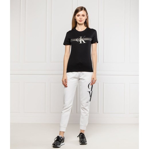 CALVIN KLEIN JEANS T-shirt Metalic | Slim Fit XS okazyjna cena Gomez Fashion Store